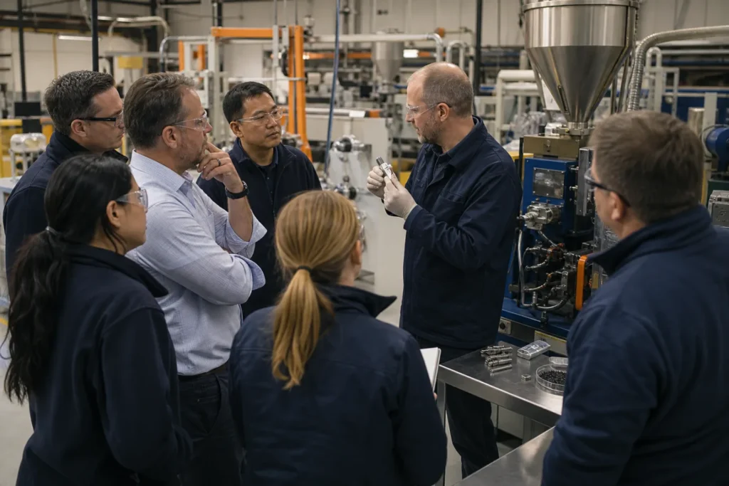 Atelier technique autour d’un équipement pilote