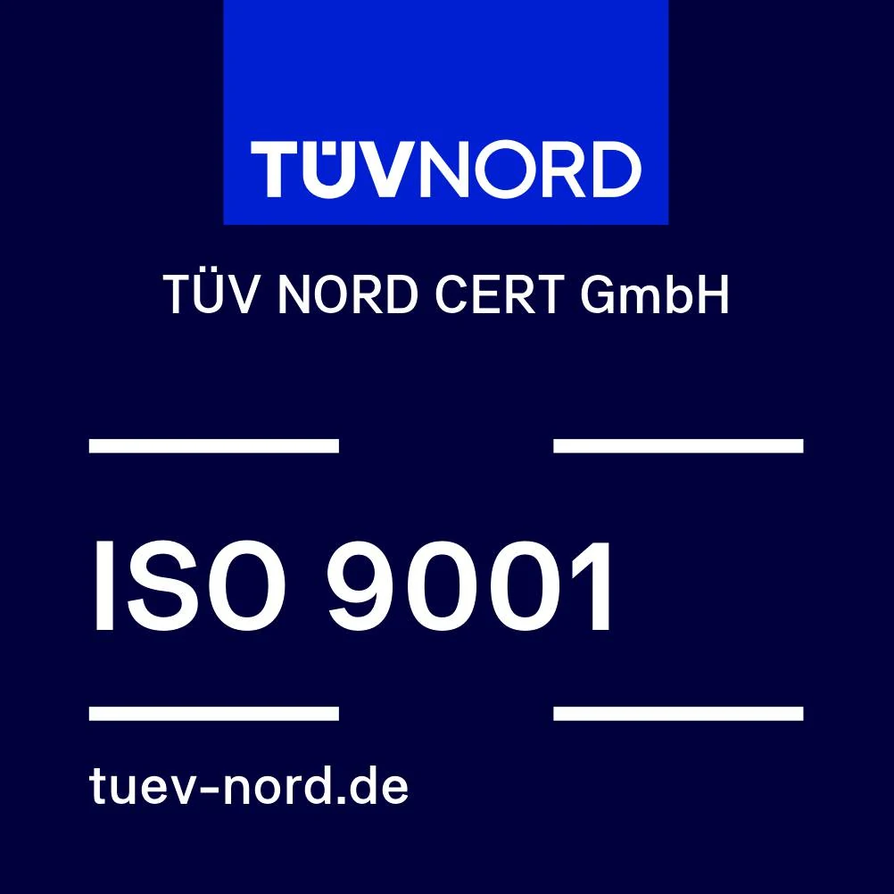 Logo de certification ISO 9001 TÜV NORD